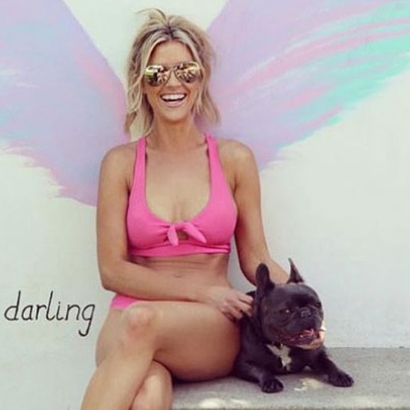 L*space Barbie Hot Pink 💕 Set Veronica Top M+Bottoms XS NWT - Picture 3 of 9